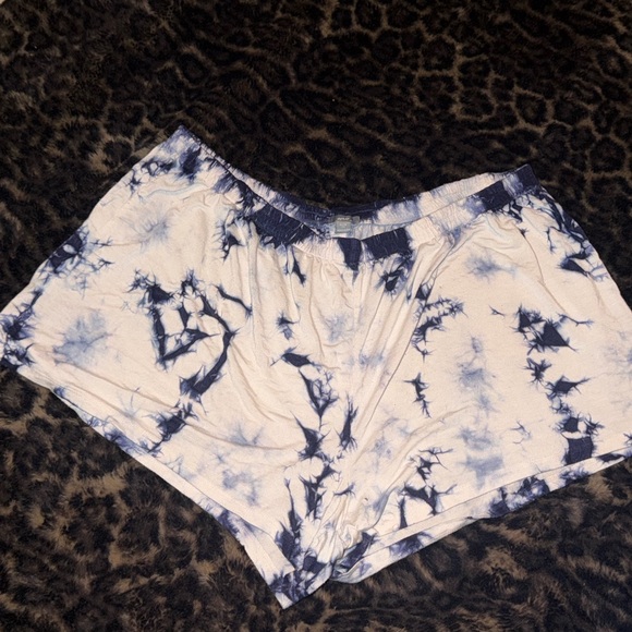 aerie Pants - aerie Tie-Dye Navy and White Shorts